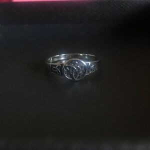 Stainless steel Celtic Knot Ring - Intricate Round Design